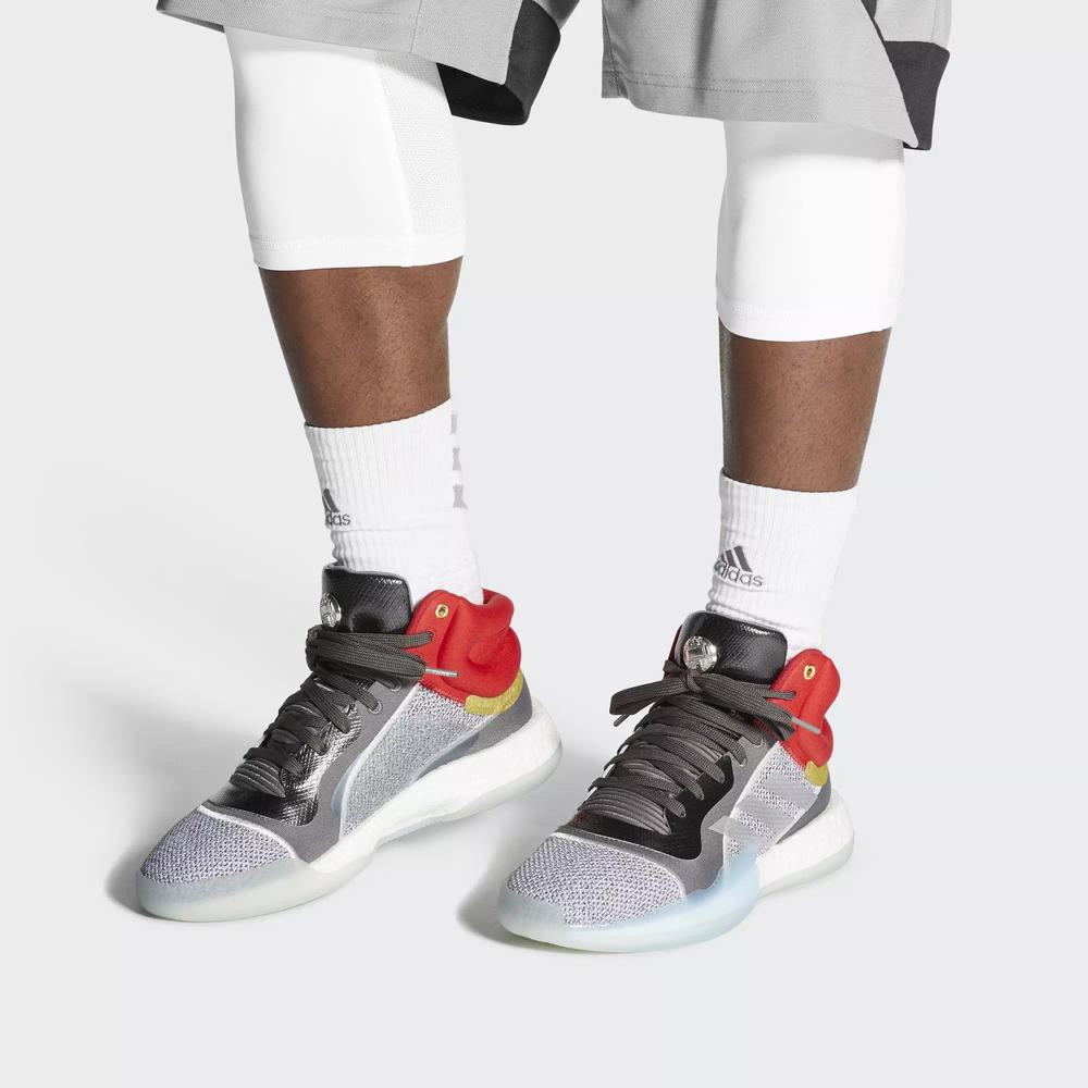 Adidas Marvel’s Thor | Marquee Boost Tenis De Basketball Blancos Para Hombre (MX-41813)